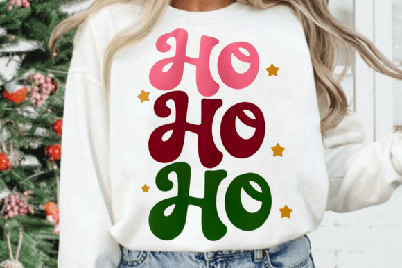 Crochet Ho Ho Ho Embroidery Santa PNG De