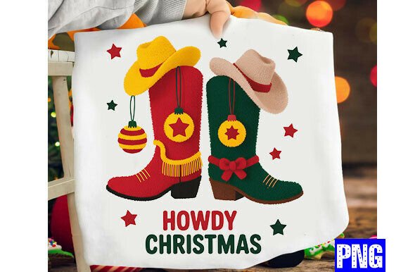 Howdy PN Faux Embroidery Design
